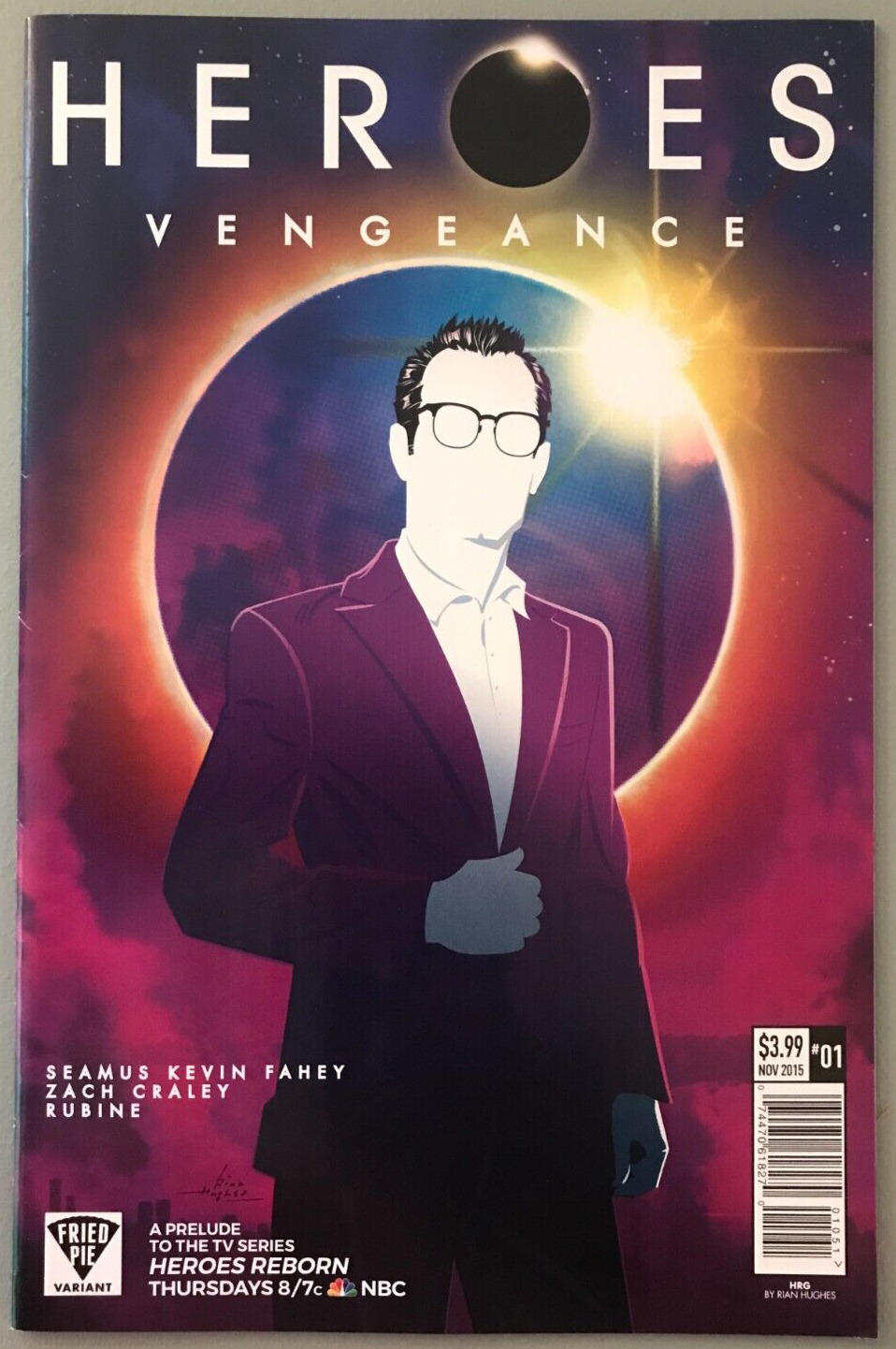 Heroes Vengeance #1 Reborn Retailer Exclusive Fried Pie BAM Variant Titan 2015