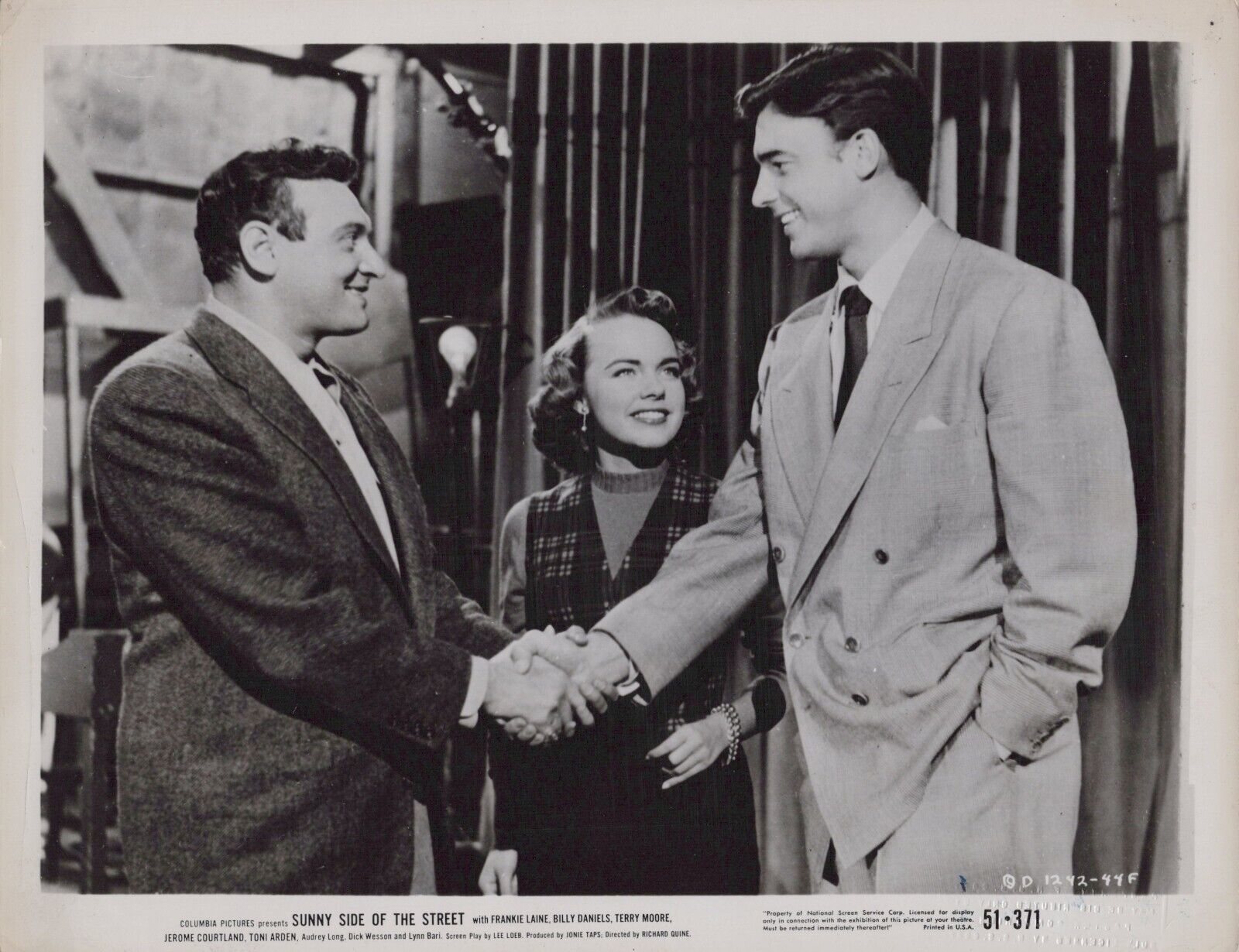 Frankie Laine + Terry More in Sunny Side of The Street (1951)🎬🌟Photo E38