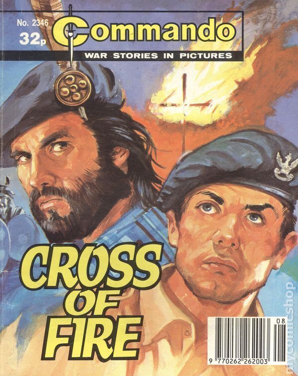 Commando War Stories in Pictures #2346 VG 1990 Stock Image Low Grade
