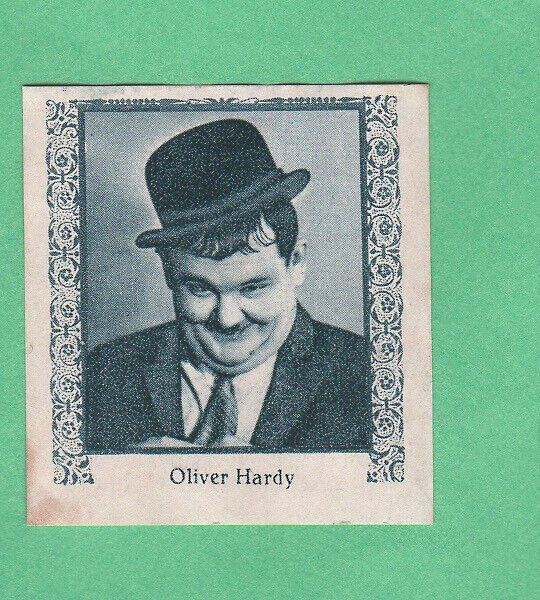 Oliver Hardy    1930's   Virgen De Los Reyes Film Card  Rare