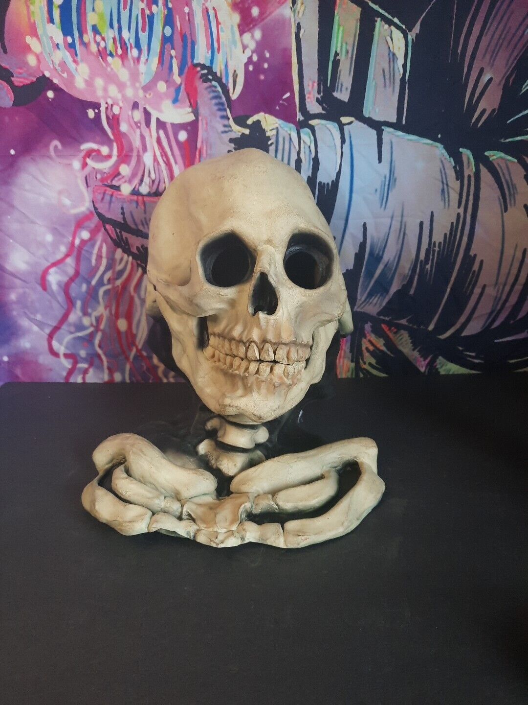 1997 Skull Skeleton Mask with Neck The Paper Magic Group Read Description 