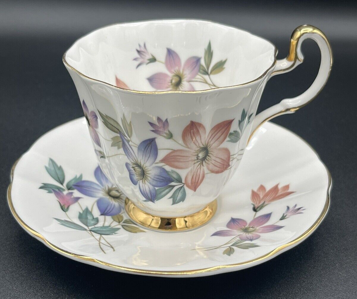Royal Adderley Fine Bone China England Ridgway Potteries LTD Teacup & Saucer Set