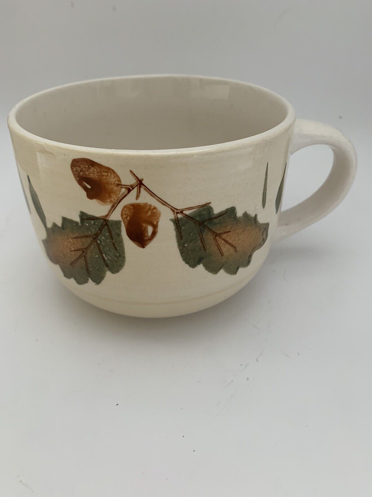 Vintage Royal Norfolk RNF84 Soup Mug Autumn Leaves Acorn Pattern