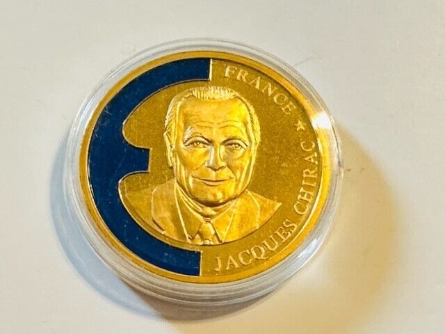 Challenge Coin - 1998 Europe - France Jacques Chirac