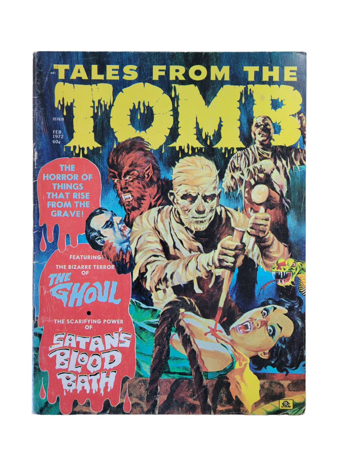 Tales From The Tomb, Eerie Pub. Vol 4 #1, Satan’s Bloodbath Horror & Monsters