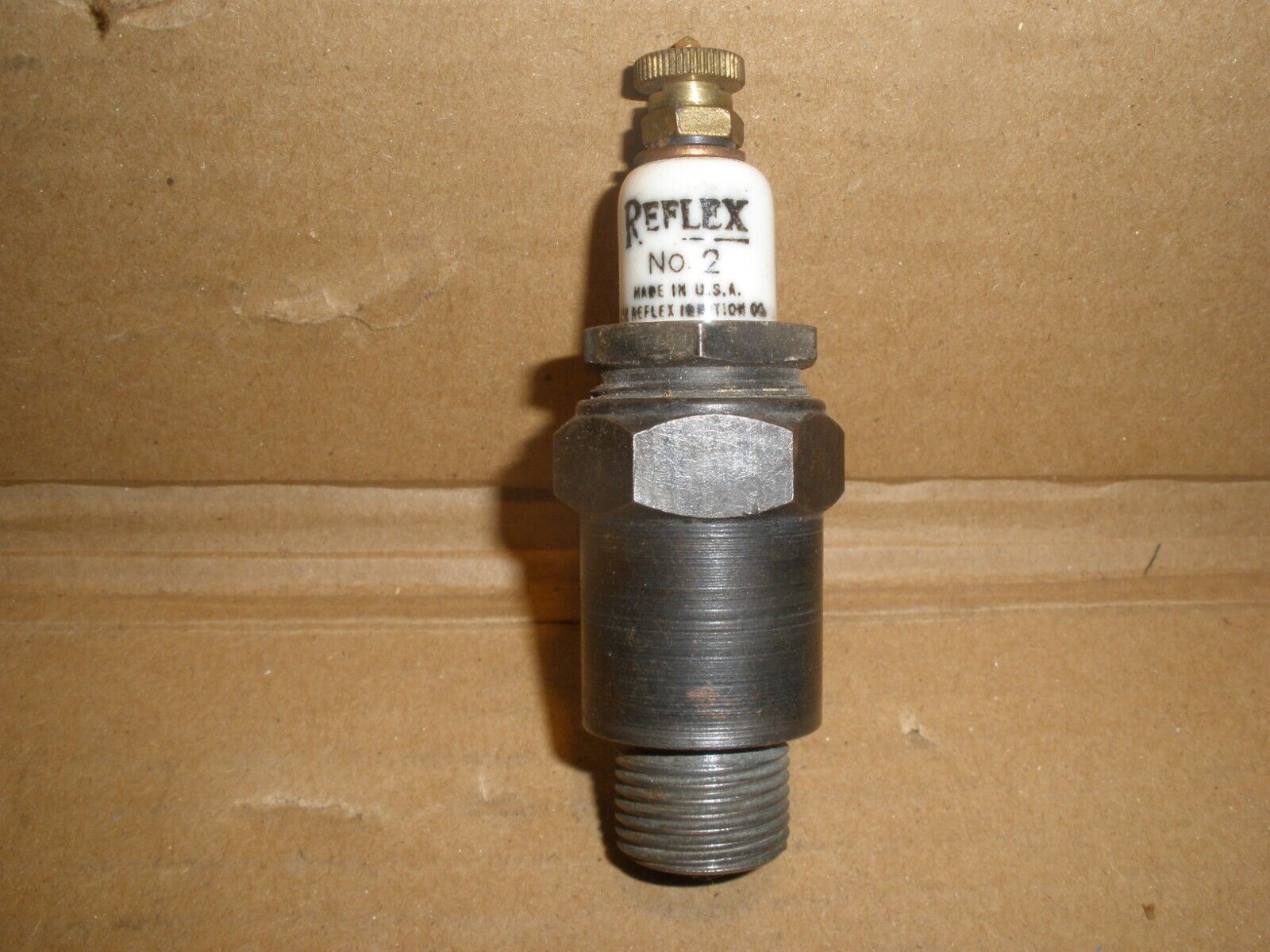 Vintage REFLEX NO 2 Spark Plug NOS Unused Antique