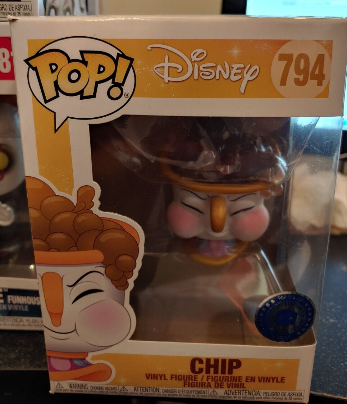Funko Pop Vinyl Chip 794 Disney Beauty and the Beast Pop in a Box Exclusive 2020