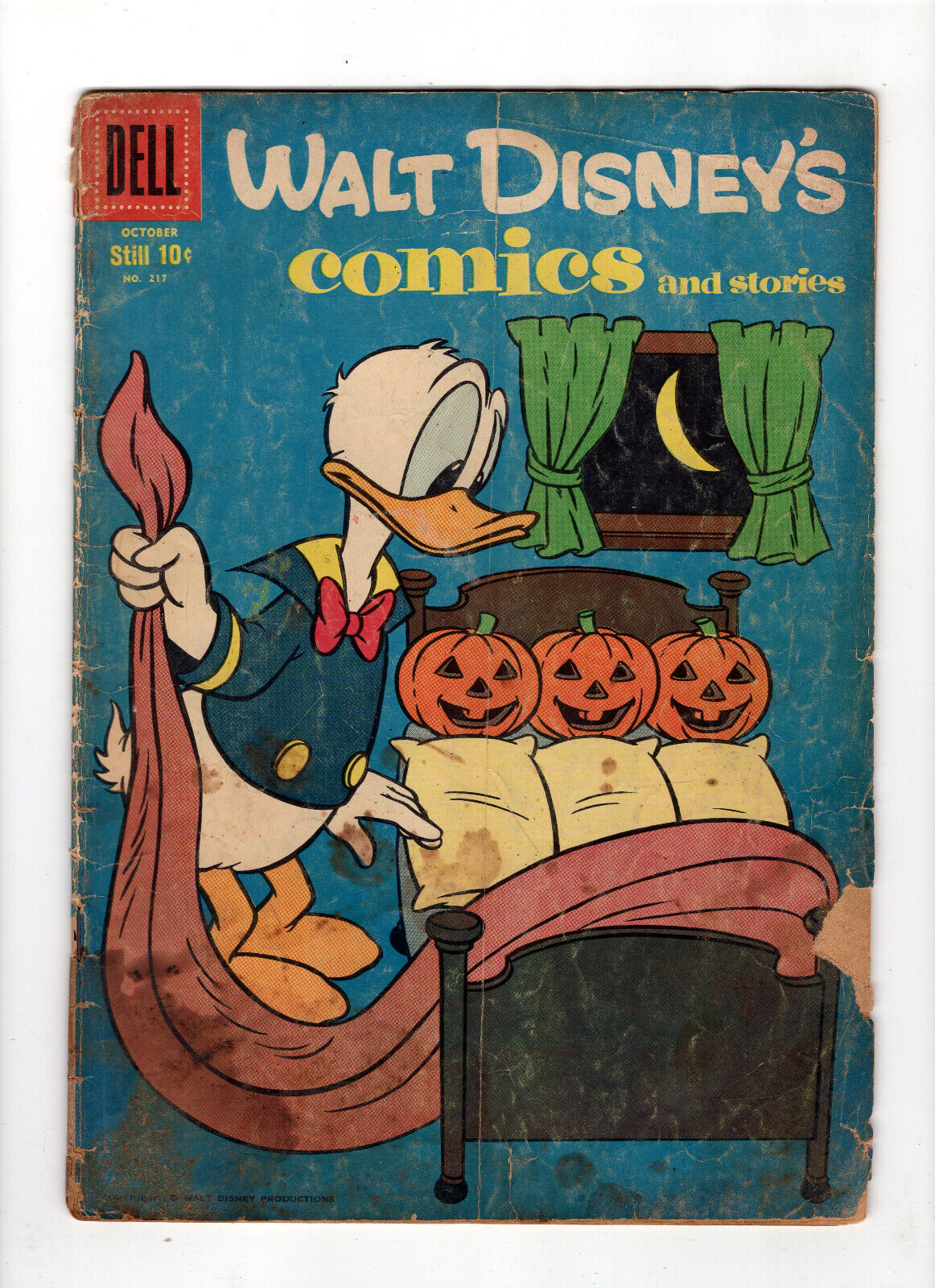 Walt Disney\'s Comics & Stories #217 (1958, Dell Comics)