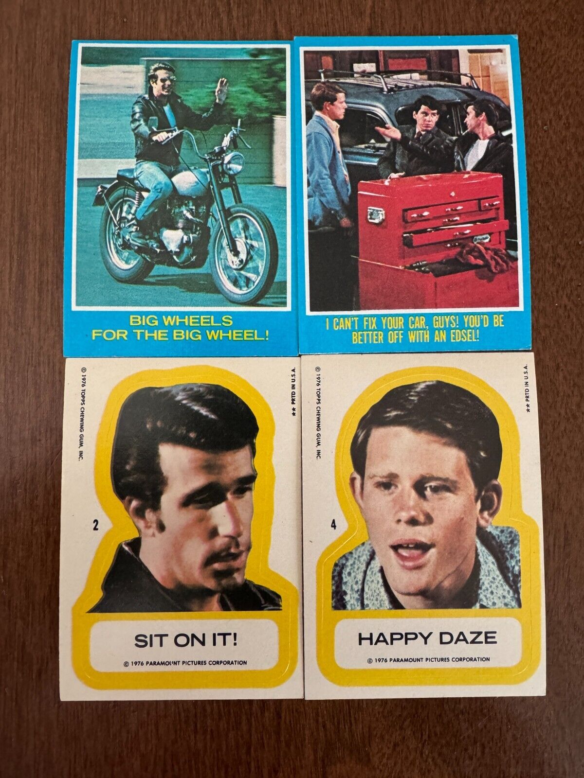 1976 Topps Happy Days Complete Set (44) with Stickers (11)