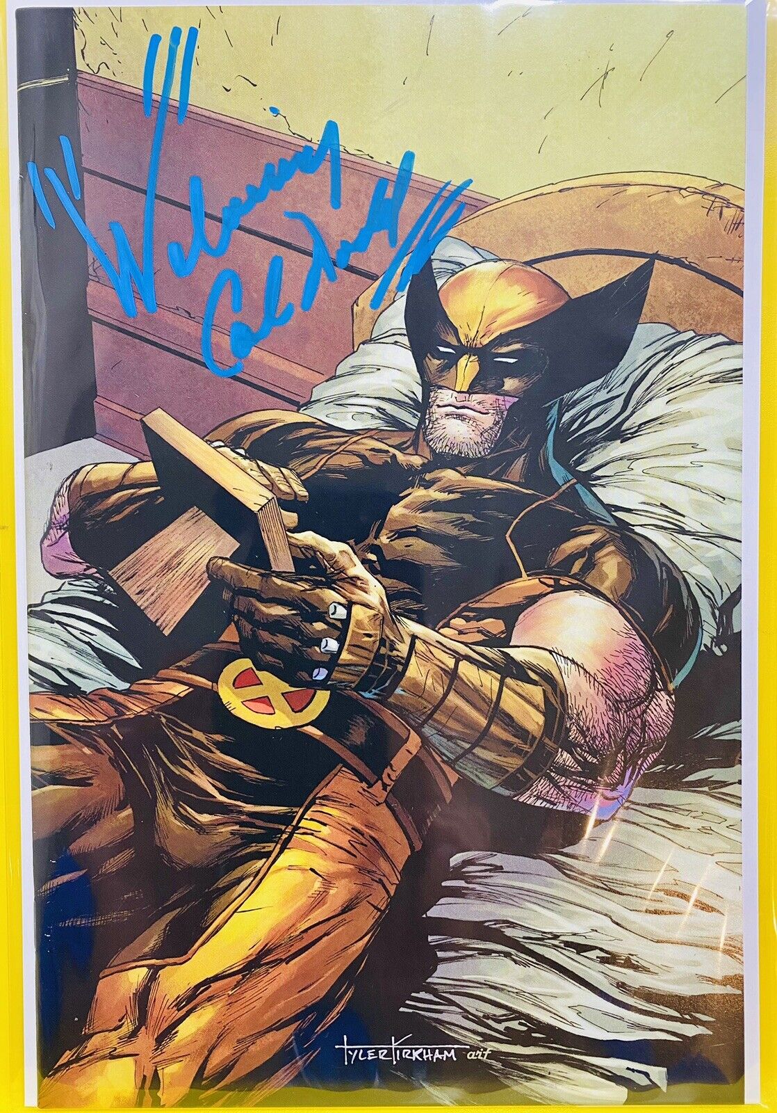 Wolverine 16 Tyler Kirkham Unknown Virgin Variant (signed Cal Dodd) NM Condition