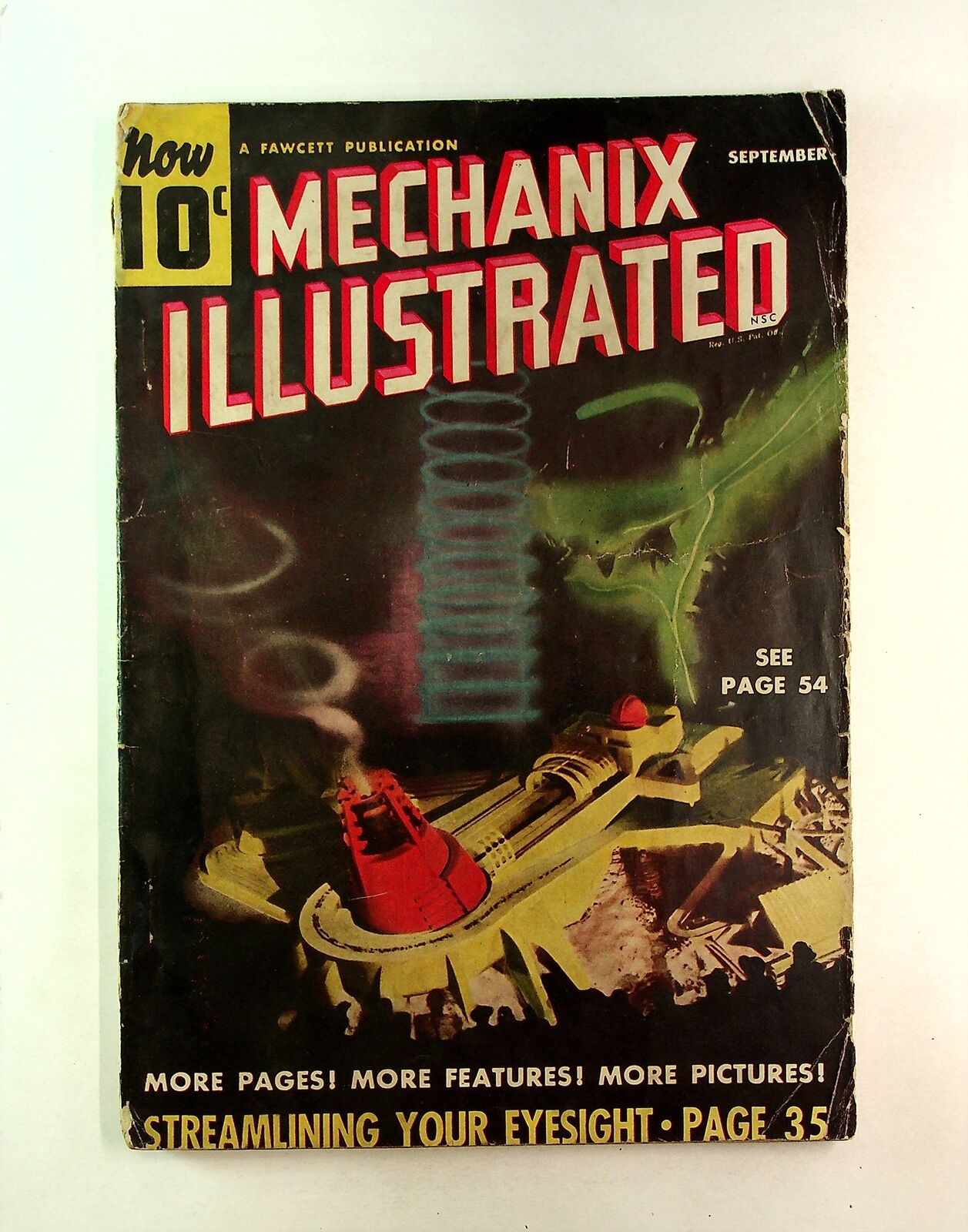 Mechanix Illustrated Sep 1939 Vol. 22 #5 VG- 3.5 Low Grade