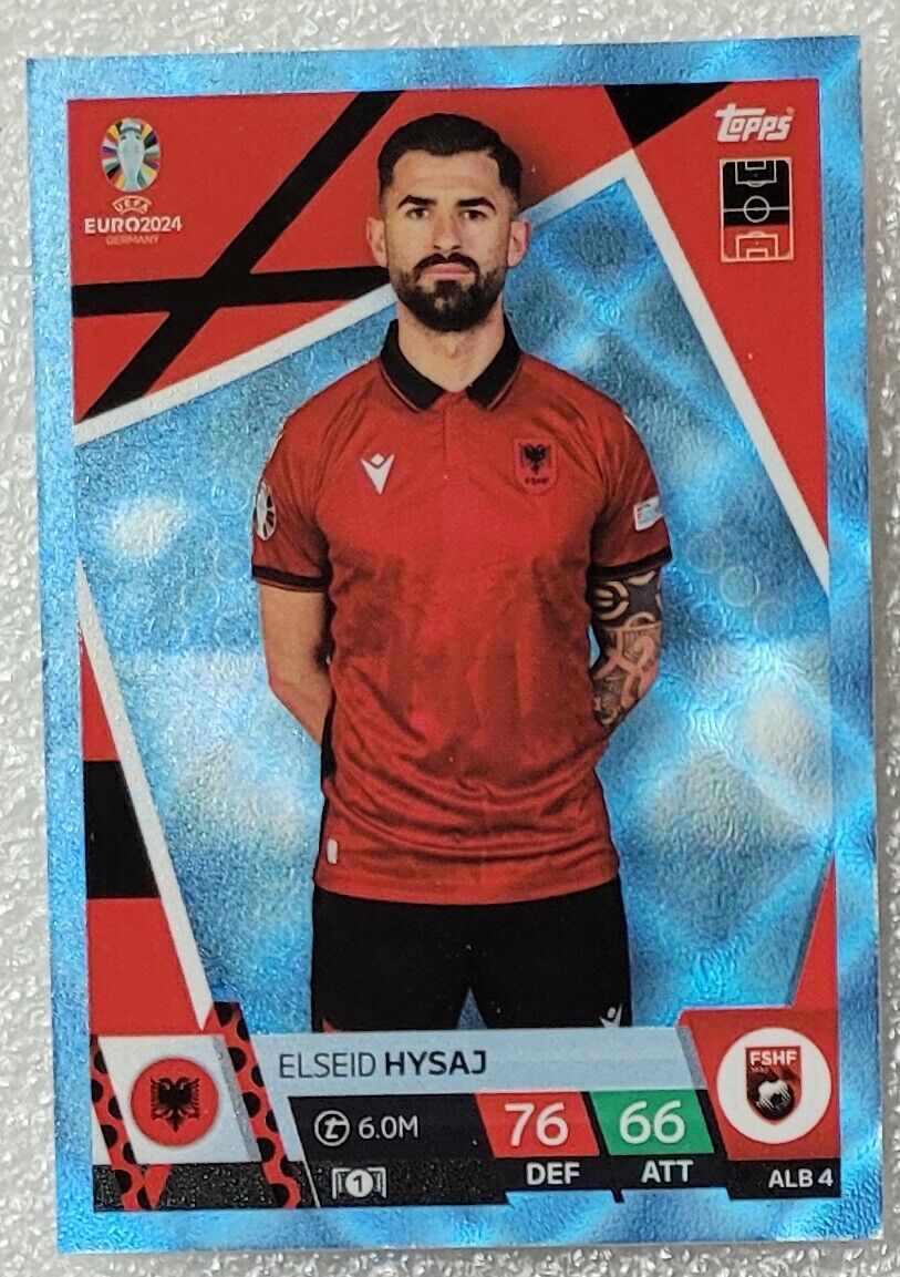 Topps Match Attax UEFA Euro 2024 Blue Crystal Parallels