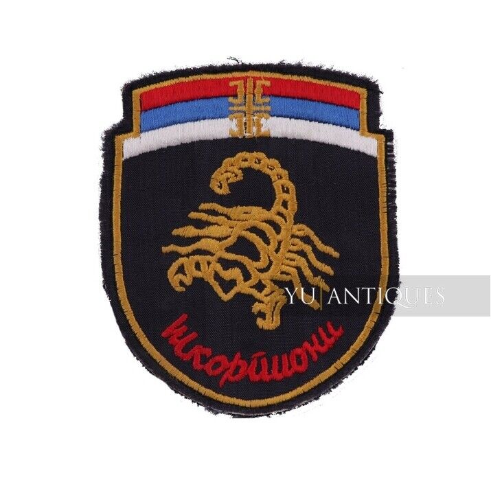Serbian Paramilitary Unit Scorpions Patch Yugoslavia Civil War 90s