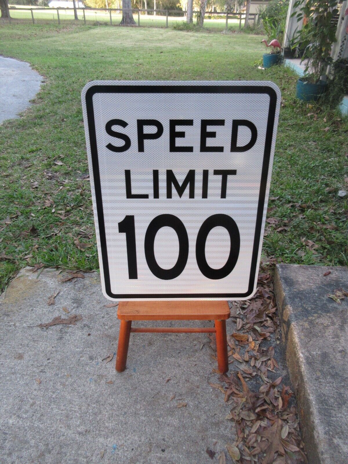 New 100 MPH Speed Limit Road Sign  Great for Man Cave, Bar, Gift