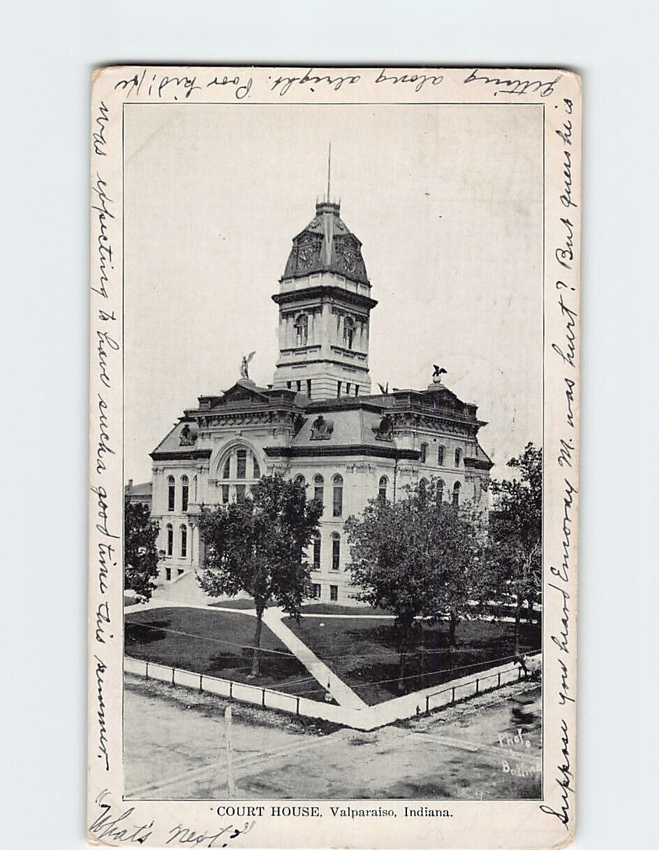 Postcard Court House, Valparaiso, Indiana