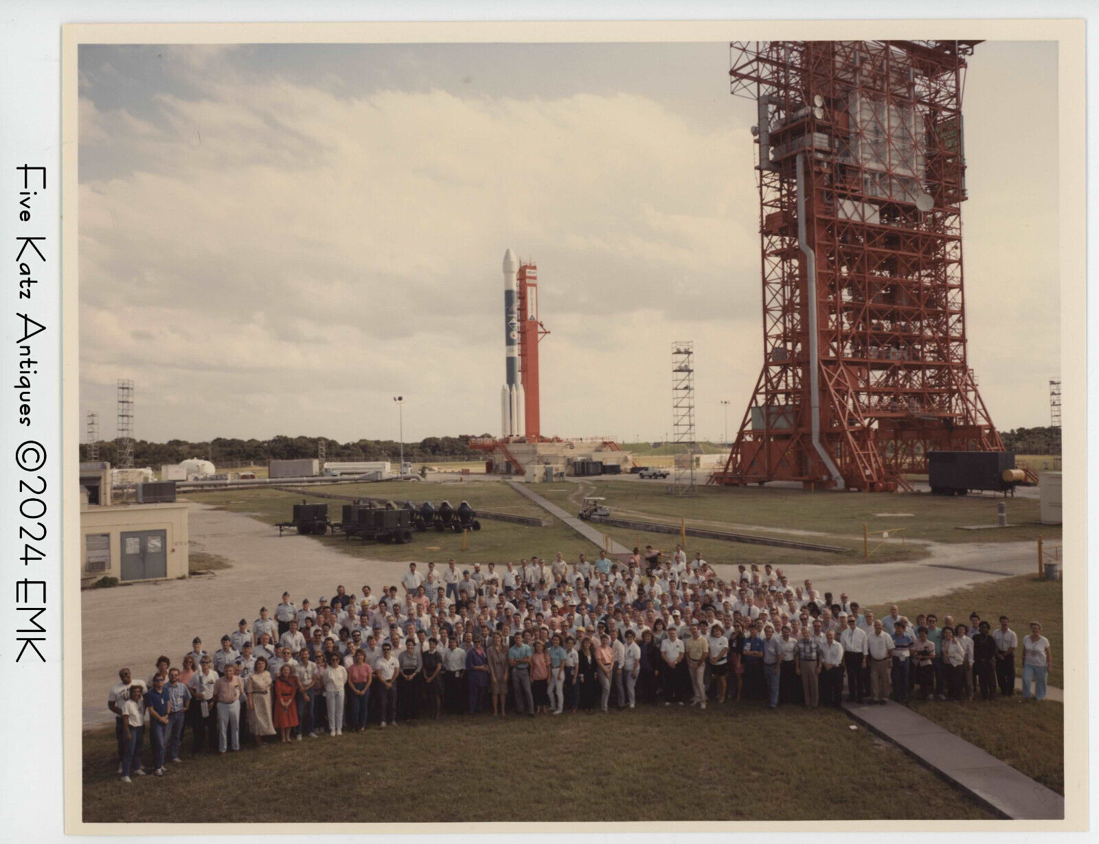 NASA / USAF Photo - Delta II Pre Launch Alert - Group Photo - Original Photo