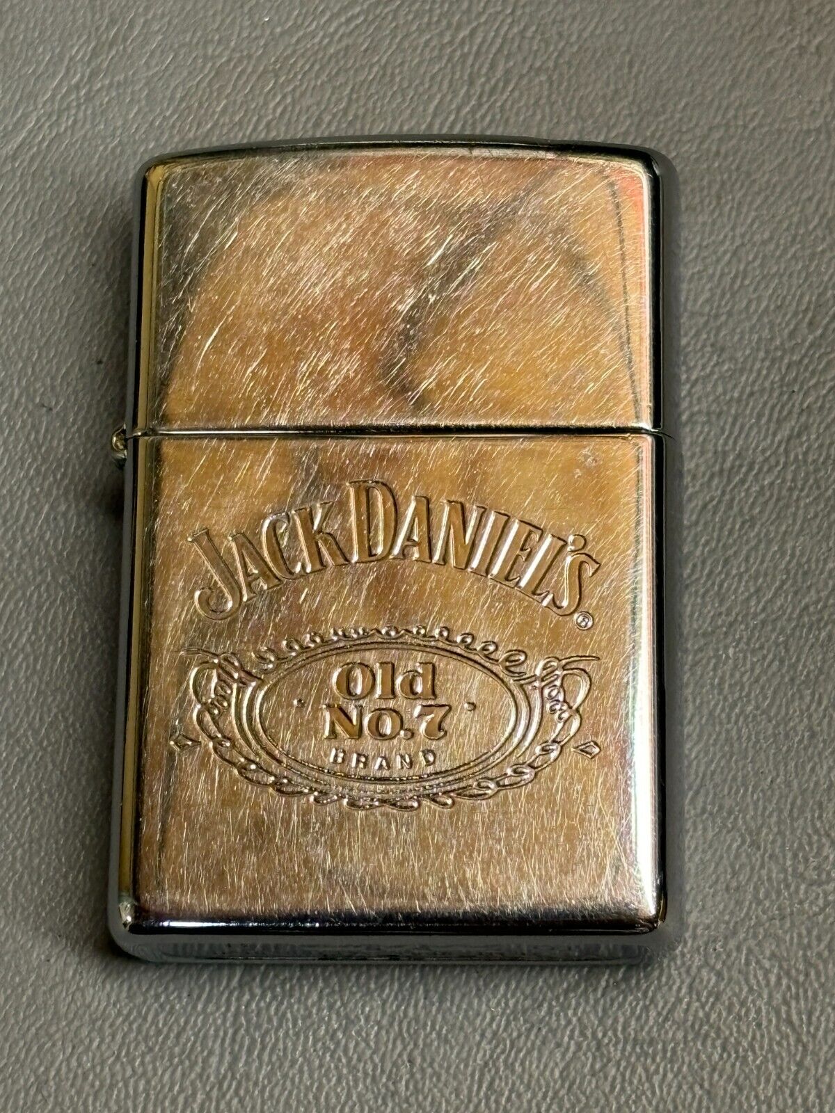2001 Zippo Jack Daniels Old No. 7 Field Tester Lighter - Preowned - Fired