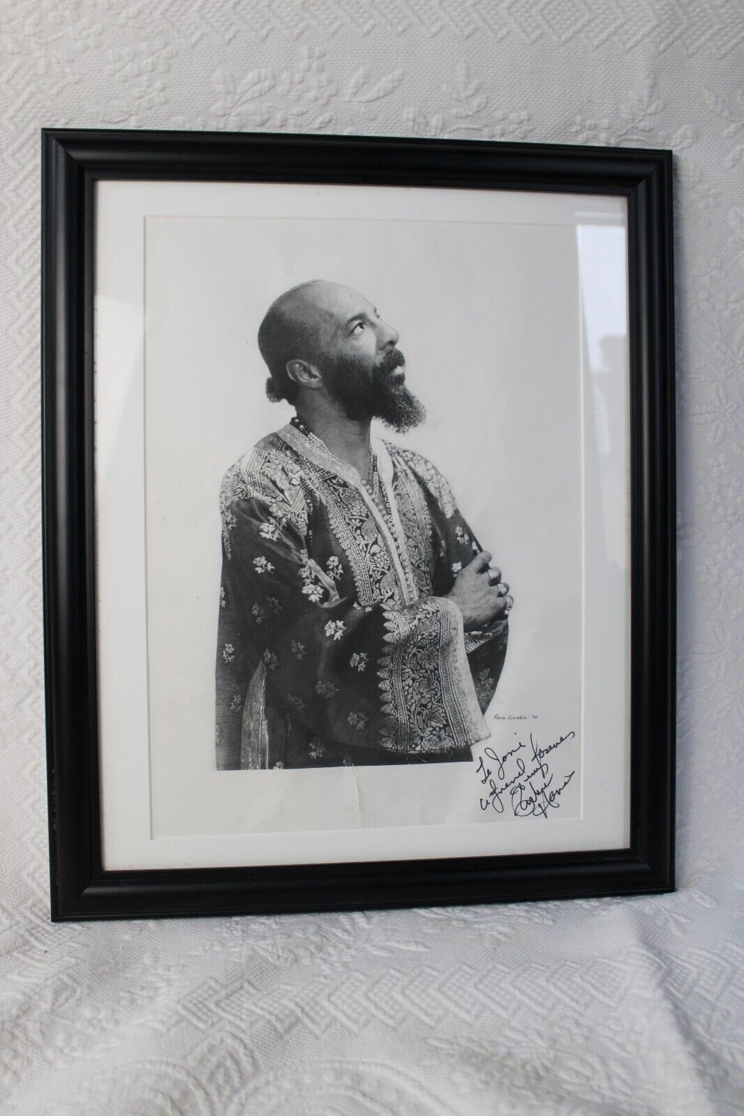 Vintage Richie Havens Woodstock signed Lithograph