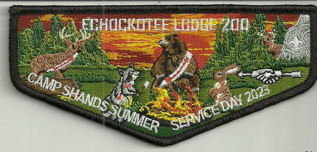 2023 Echockotee Lodge 200 Service Day Camp Shands North Florida Council OA BSA