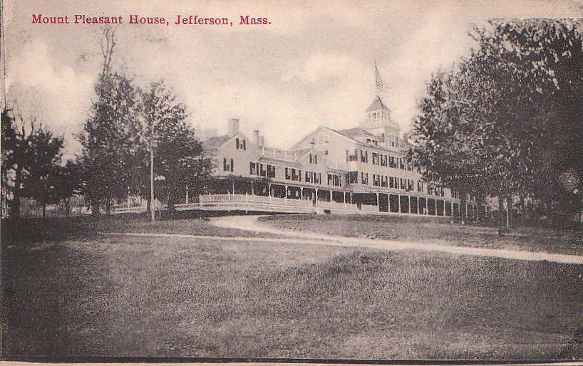 Postcard Mount Pleasant House Jefferson MA