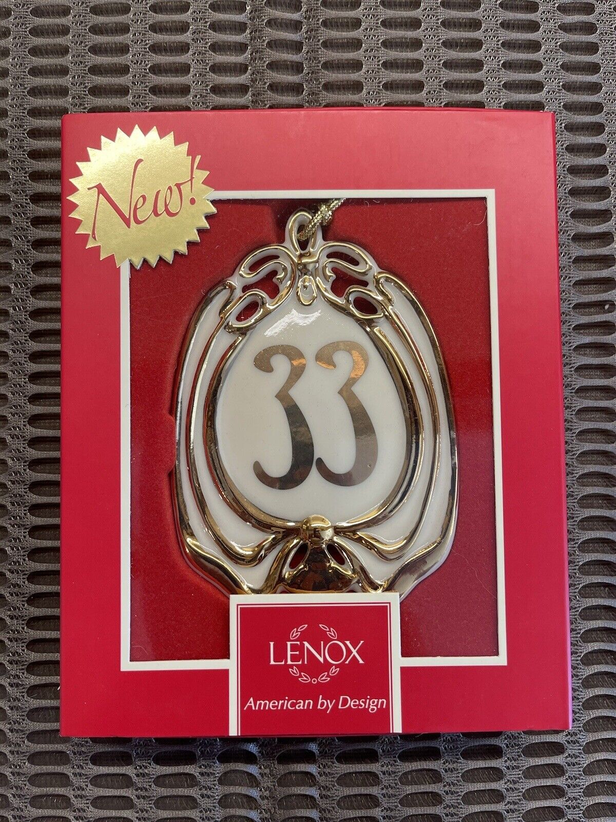 Club 33 Exclusive 2014  Lenox Holiday Christmas Ornament RARE New In Box