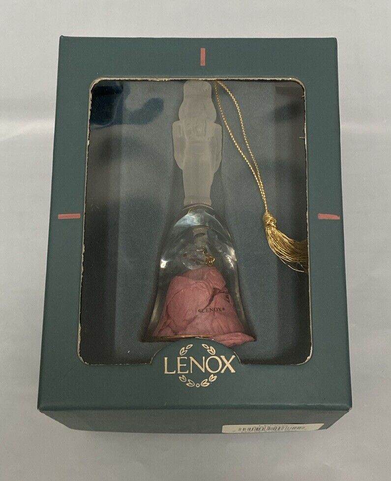 Lenox Nutcracker bell 1993 Ornament In Box