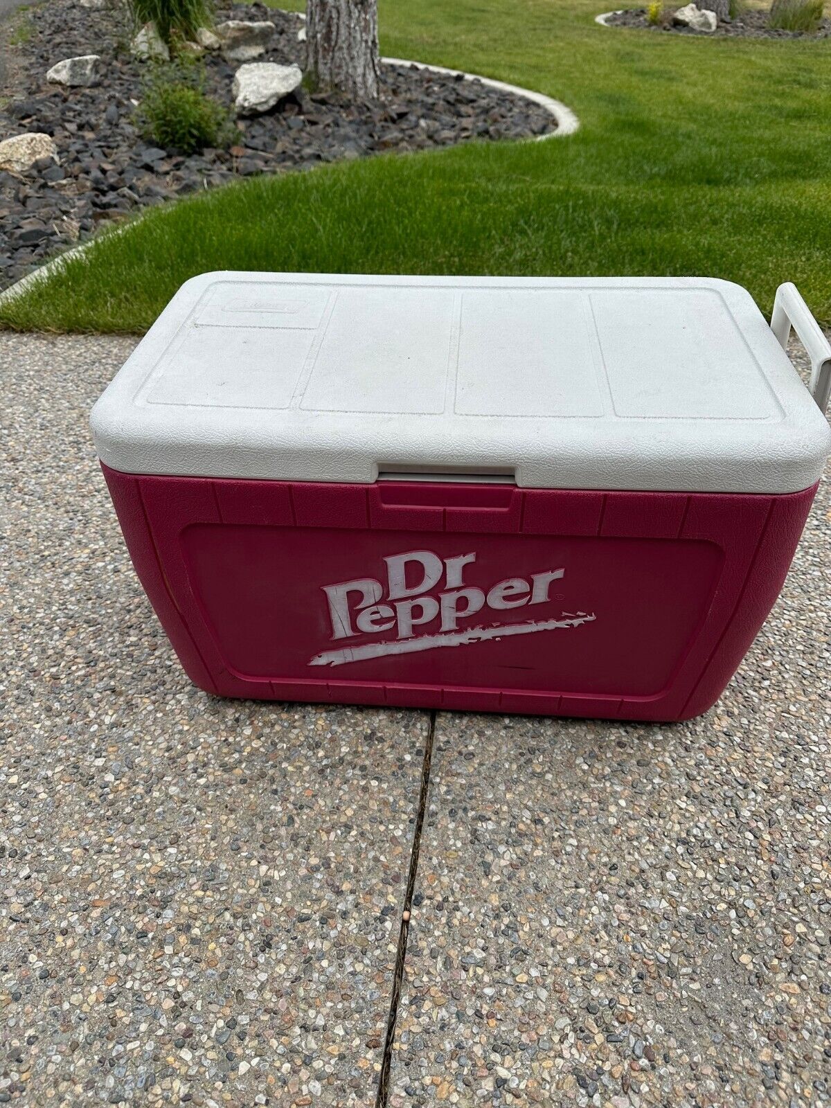 Vintage Dr. Pepper Cooler Ice Chest-  Made In USA