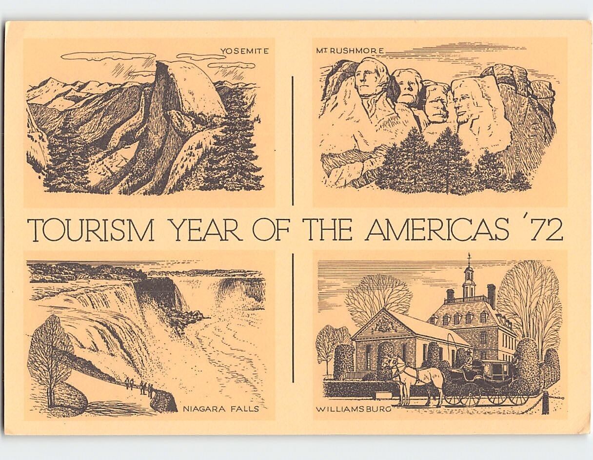 Postcard Tourism Year Of The Americas \'72