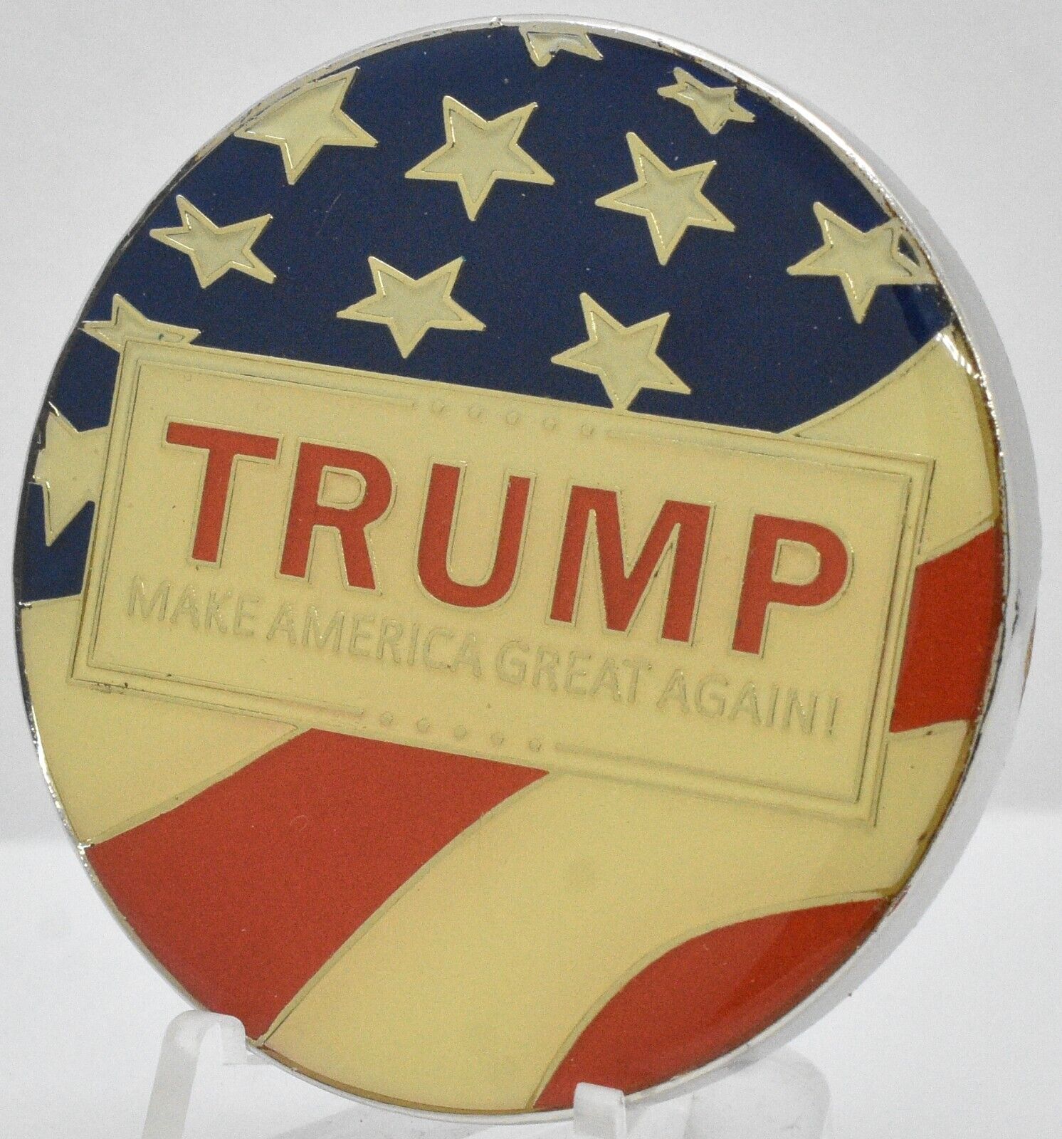 President Donald Trump Support Our Troops Make America Great MAGA Challenge Coin