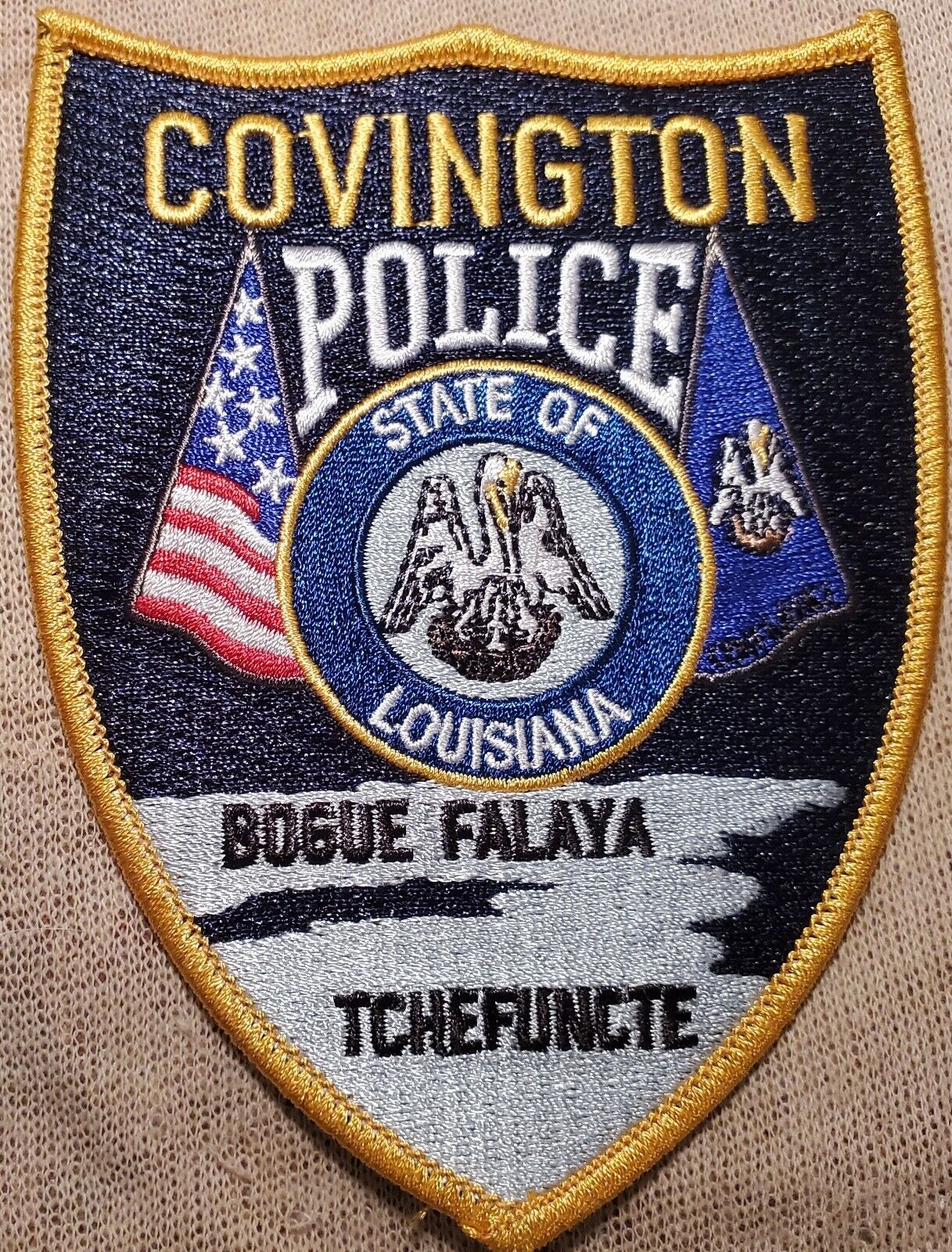 LA Covington Louisiana Police Shoulder Patch