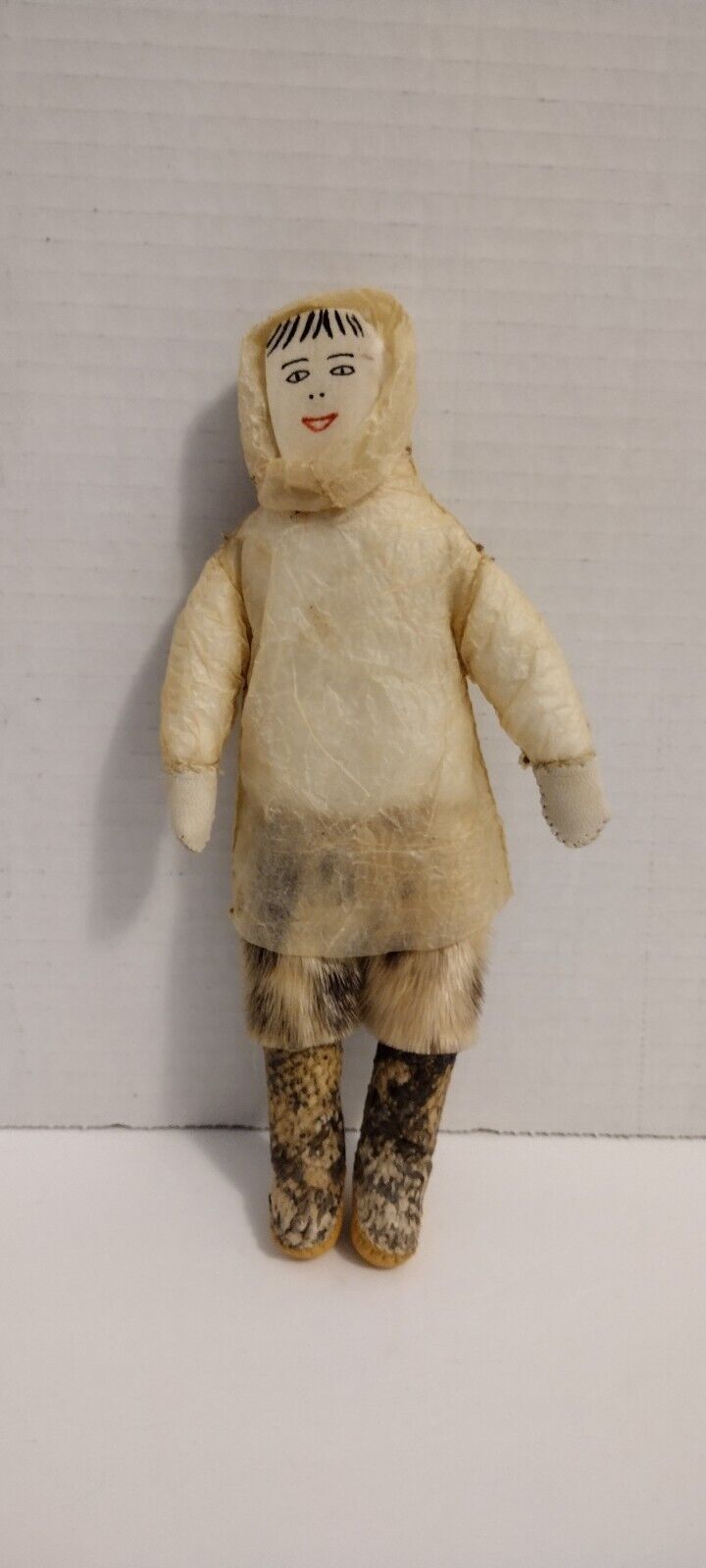 Alaskan Vintage Doll Handmade Leather Fur 