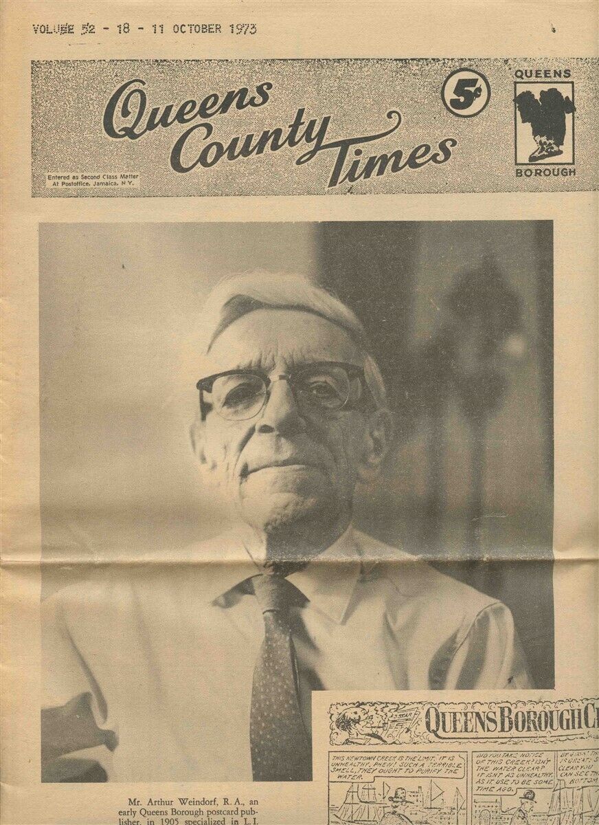 1973 QUEENS County Times Weekly Newspaper Borough of Queens New York 