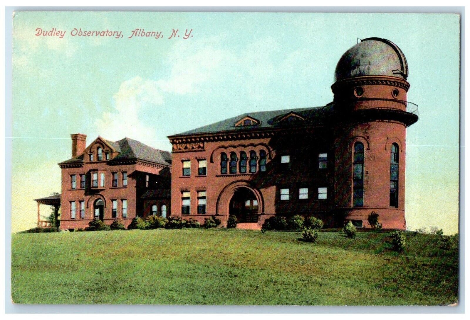 c1910\'s Dudley Observatory Building Albany NY Astronomy Telescope Postcard