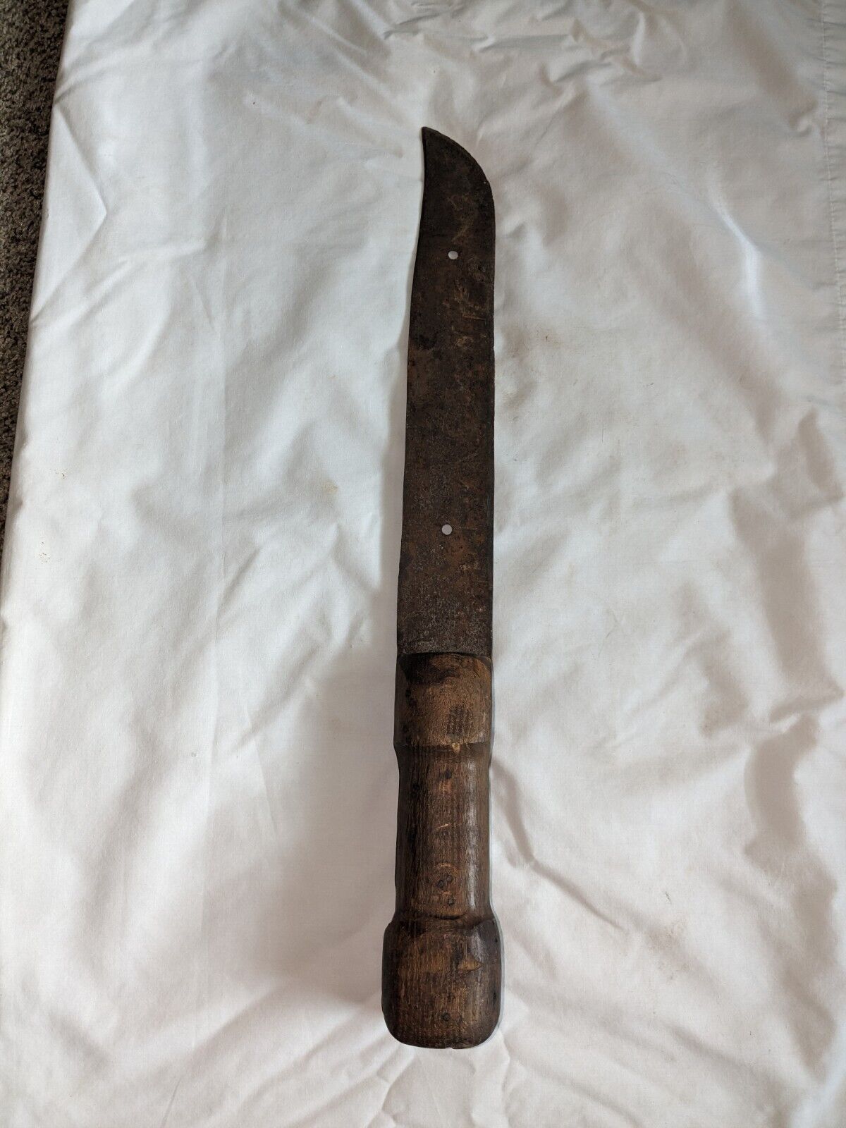 Incredible LARGE Very Large ANTIQUE Vintage KNIFE Bayonet ? Harvester ? Weapon ?