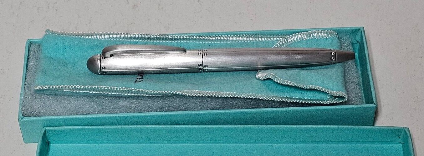 Tiffany & Co. Streamerica 2002 Pen 925 Silver - w/ Box