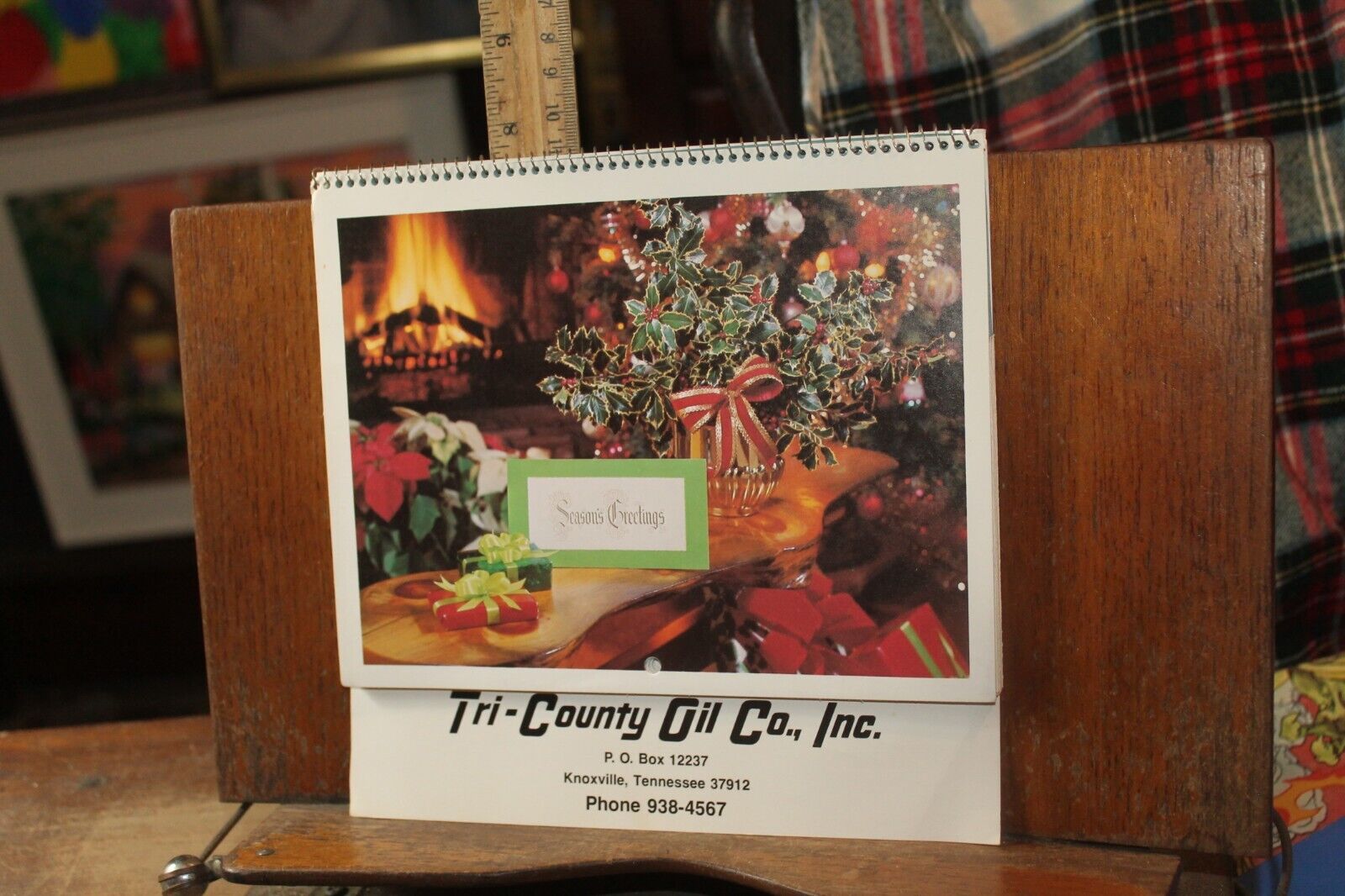 Vintage 1984 Calendar Tri-County Oil Knoxville Tennessee