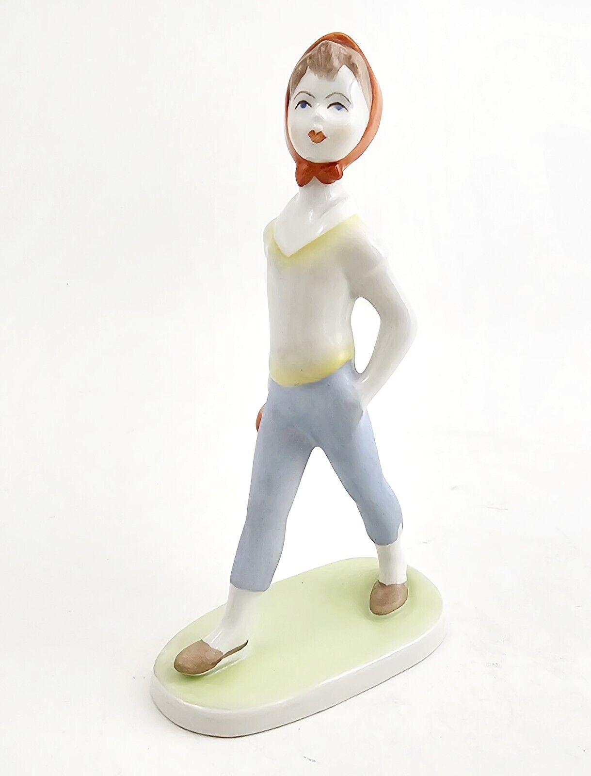 Vintage Aquincum Girl Figurine - Hungarian Porcelain Figurine