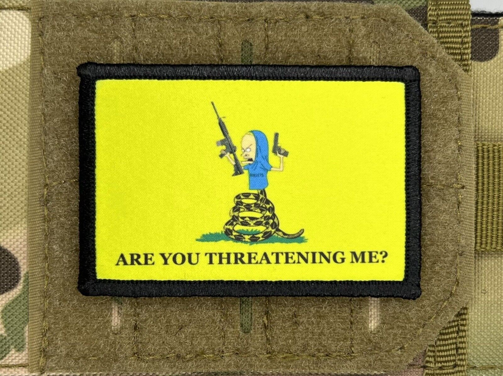 Beavis And Butthead Morale Patch / Military Badge Tactical Hook & Loop 290