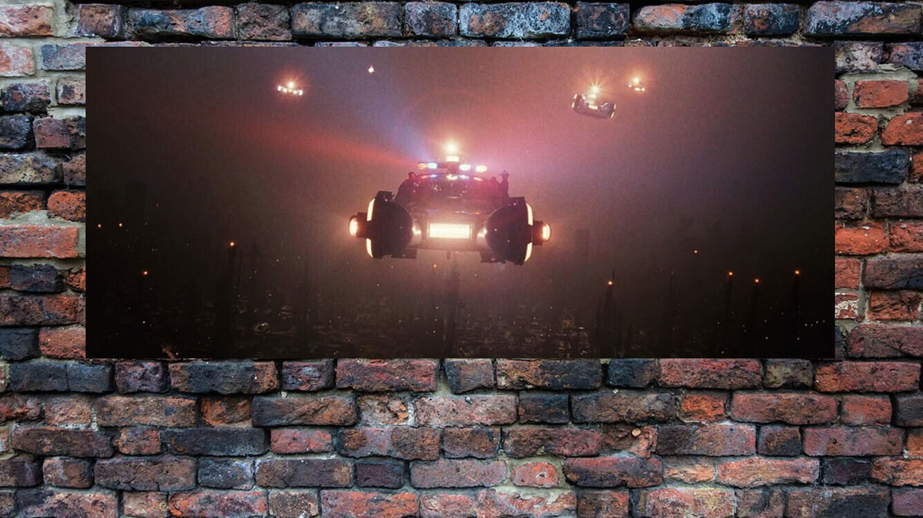 The Police Spinners Flying to Tyrell scene Blade Runner 1982 48\