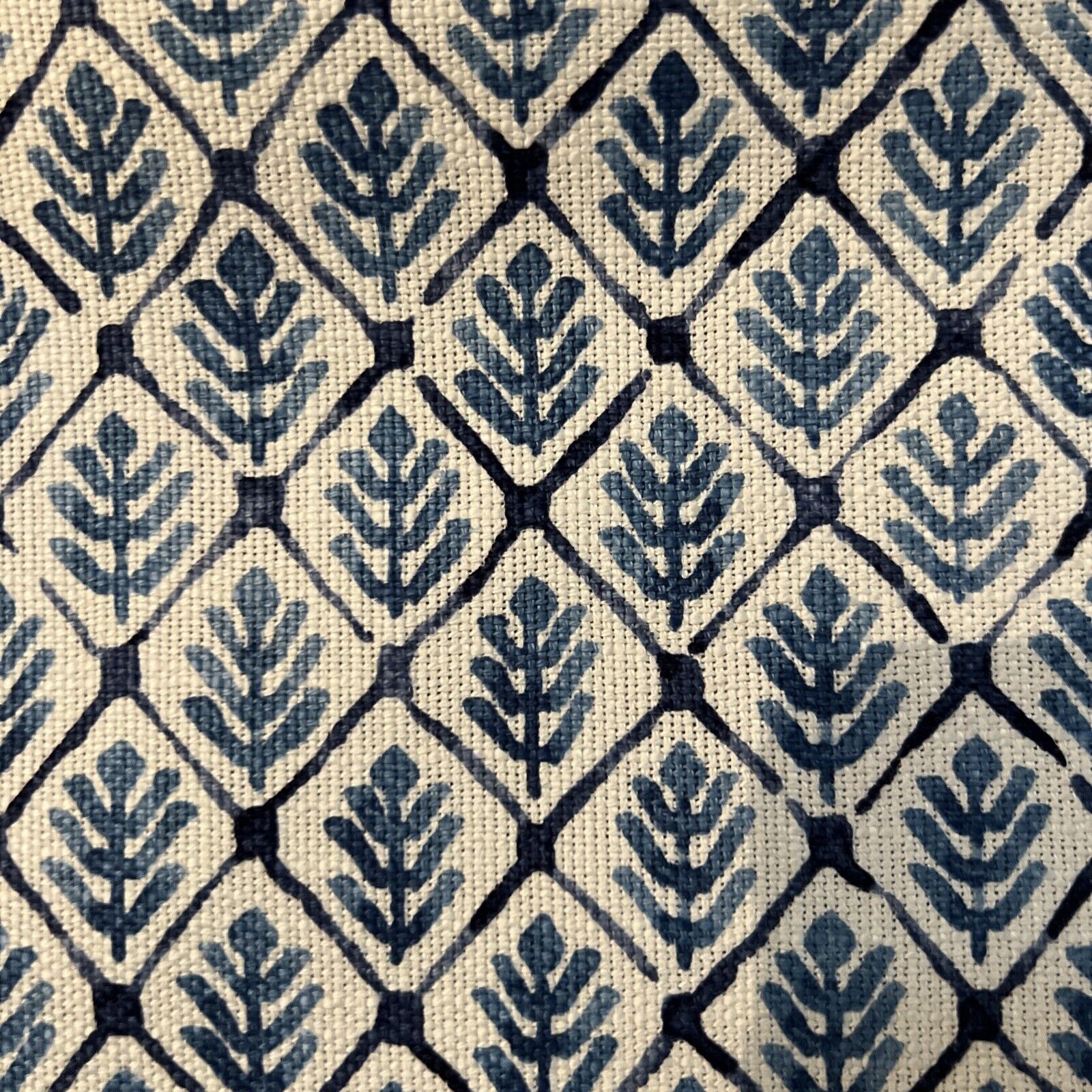 Fabricut Kendall Wilkinson Saranac fabric in blue  118