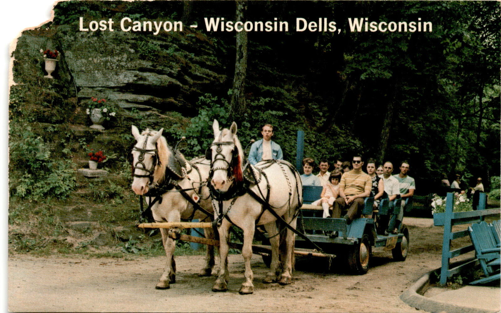 Lost Canyon, Wisconsin Dells, postcard, beauty, serenity, hidden gem, l postcard