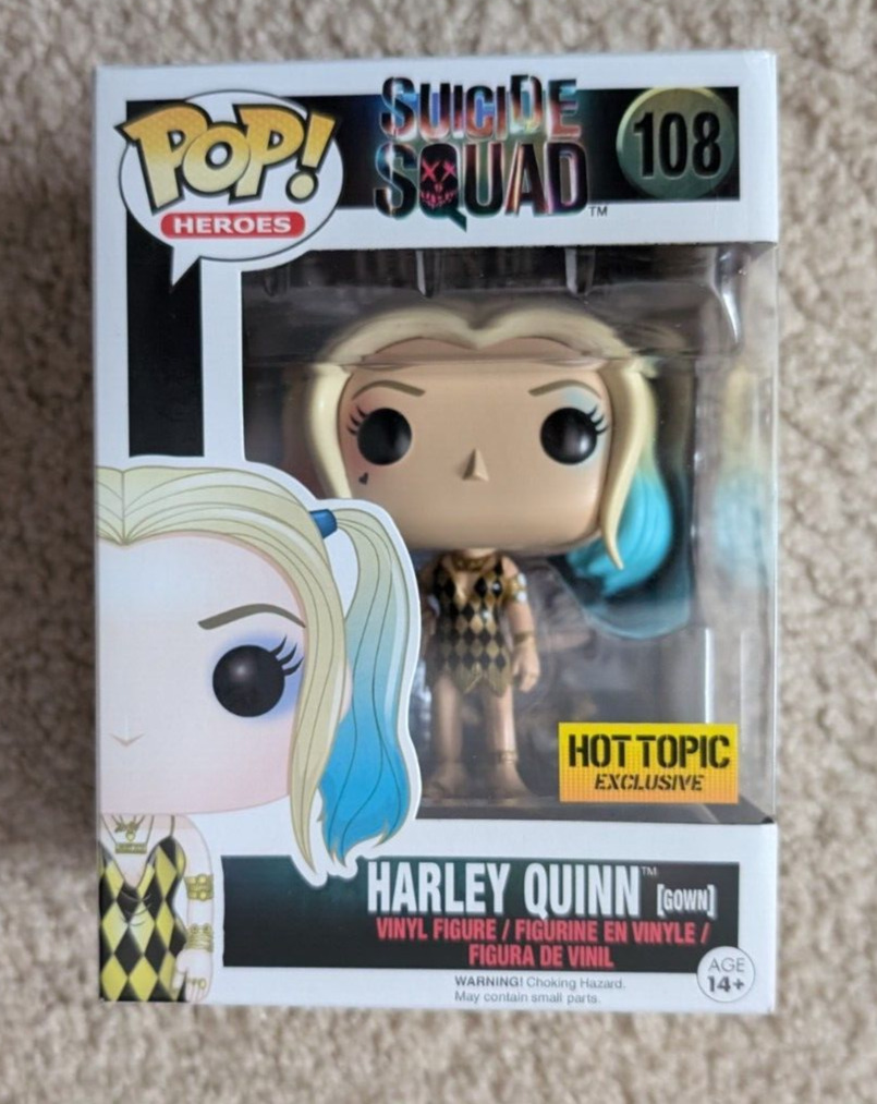 Funko - Suicide Squad - Harley Quinn (Gown) Hot Topic Exclusive Pop #108