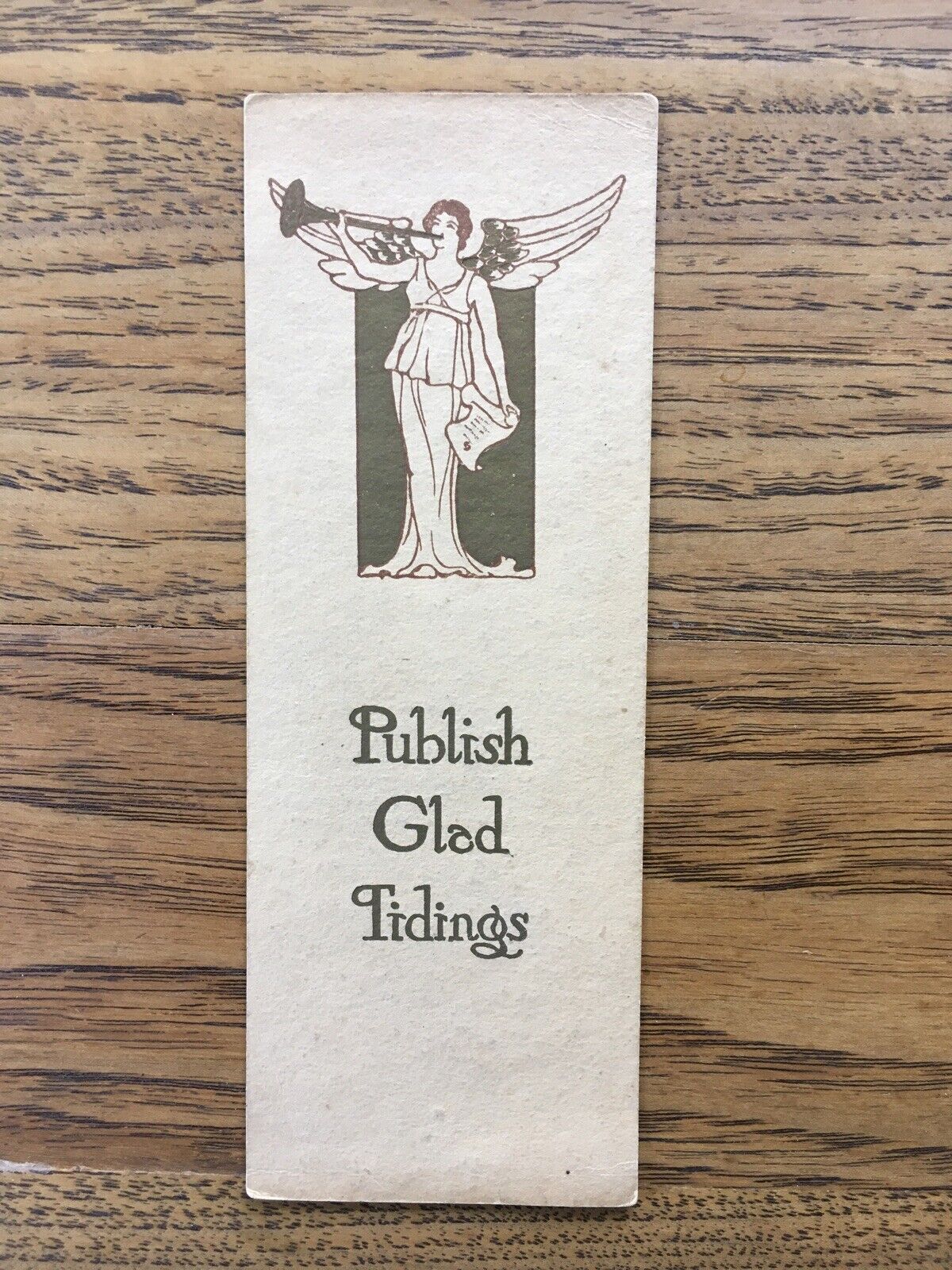 Vintage Woman\'s Board of Missions Bookmark Bible Marker 1917 Angel Religious