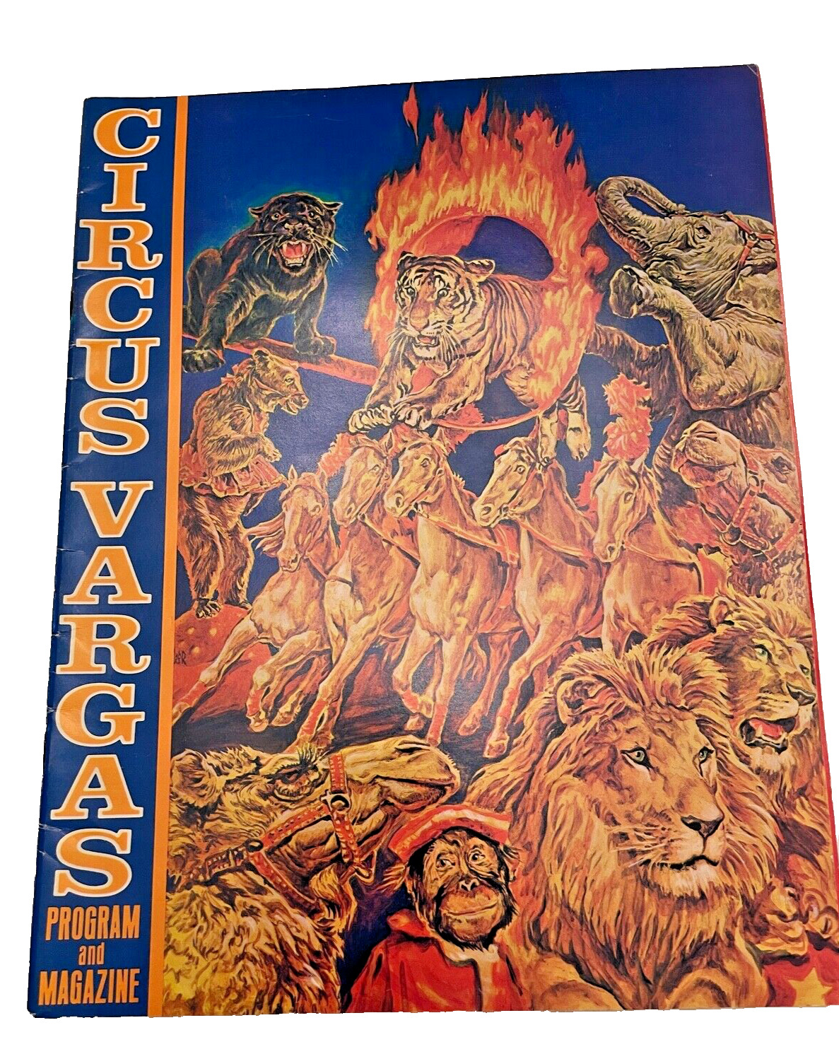 Program Circus Vargas 1977 Souvenir Magazine Cliff Vargas Vintage