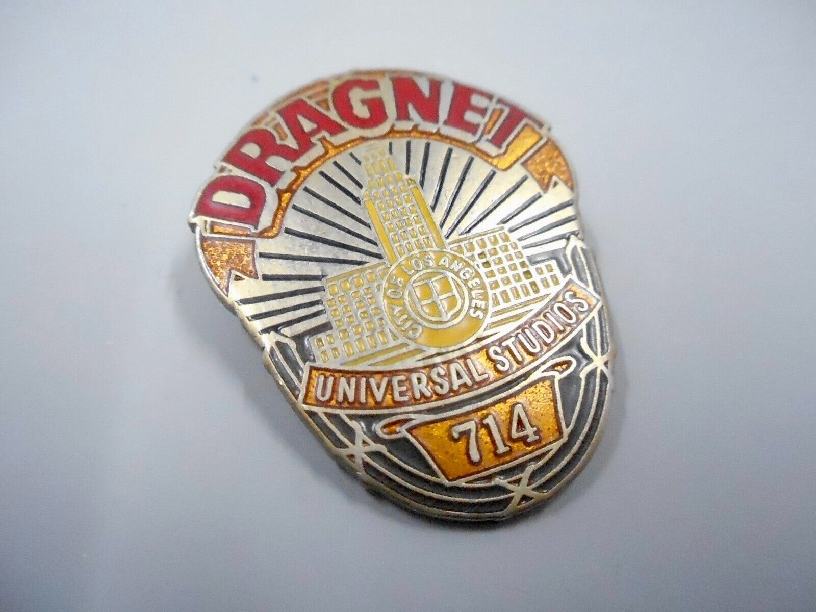 Dragnet Universal StudiosCity Of Los Angles Police  Department Lapel Pin 1\