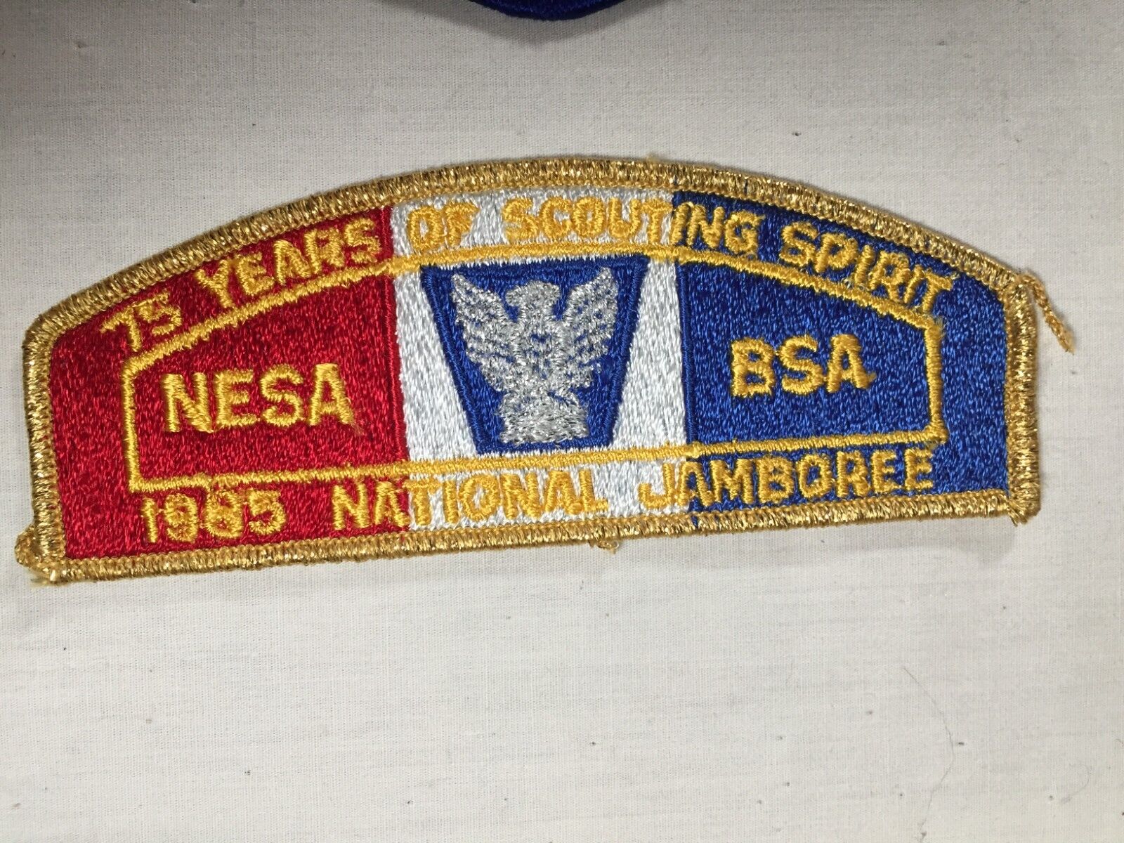 1985 National Jamboree NESA 75th ann GMY CSP BSA JSP Patch
