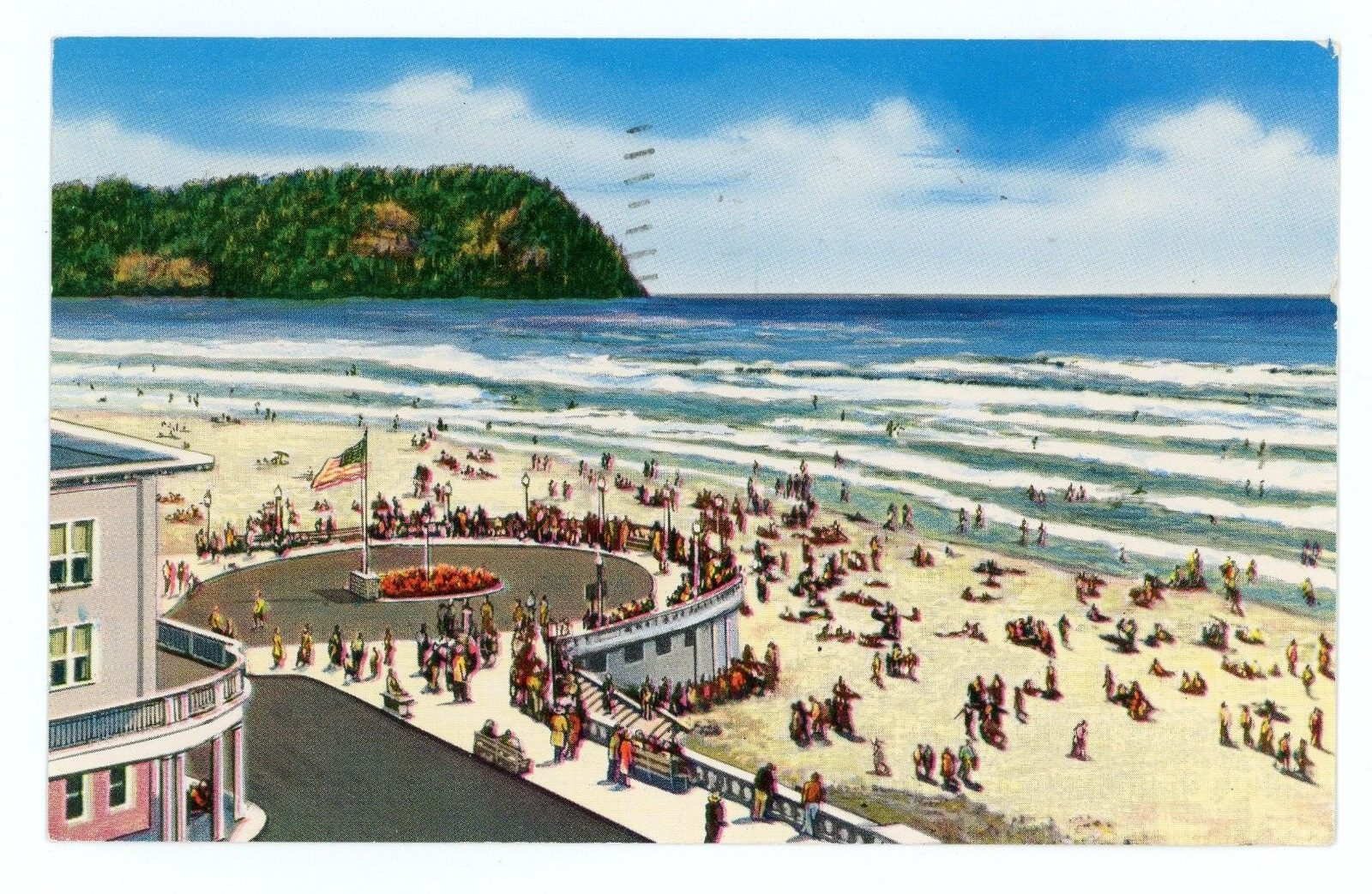 Postcard OR Trail\'s End & Tillamook Head Seaside Oregon c1960s Posted