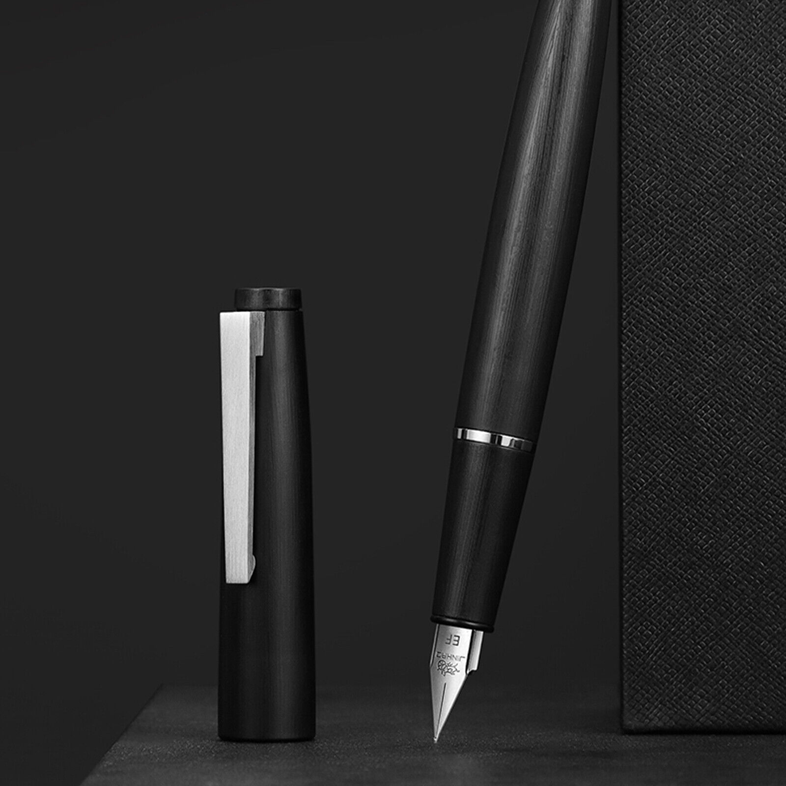 Jinhao 80 Stylish Fountain Pen 3 Nib Size for Choice White or Black Clip