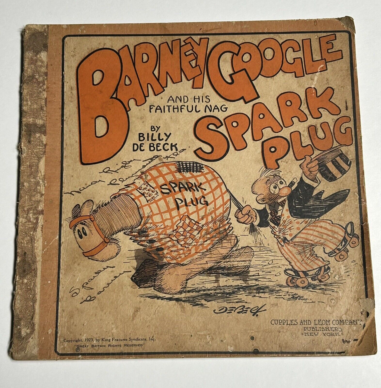 Barney Google and Spark Plug comic book 1923 (Vintage)
