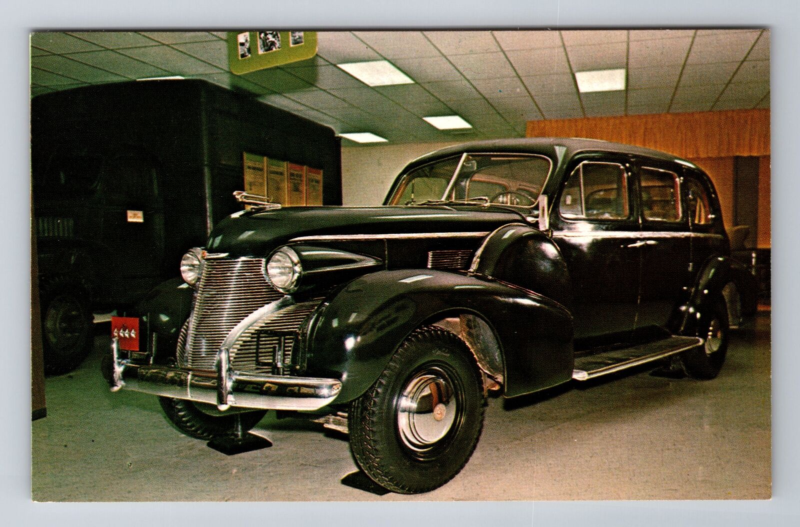 Fort Knox KY-Kentucky, 1939 Cadillac, Patton Museum, Antique, Vintage Postcard